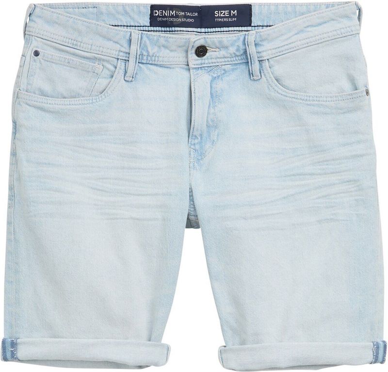 Tom Tailor Denim - Model Piers - Slim Fit Bermuda - Mêlee - Katoenmix
