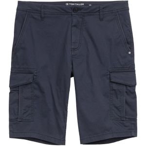 Tom Tailor - Korte Cargobroek - Regular Fit - Katoenmix