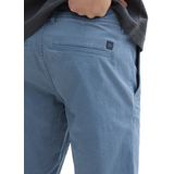 Chino - - Broek - Effen - Katoen, Slimfit, Ritssluiting, Knielengte