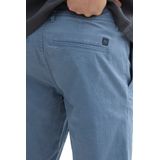 Chino - - Broek - Effen - Katoen, Slimfit, Ritssluiting, Knielengte