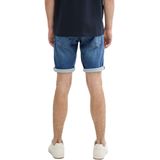 Tom Tailor - Casual Denim Short - Blauw - Stretch Denim - Regular Fit
