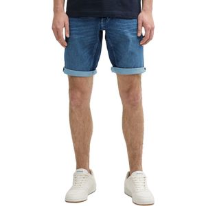 Tom Tailor - Casual Denim Short - Blauw - Katoen/Polyester/Elasthan