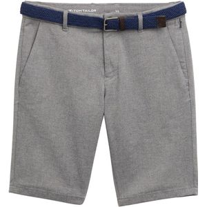 Tom Tailor - Stretch Chino - Grijs - Katoenmix - Regular Fit