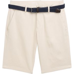 Tom Tailor Broek Stretch Chino Met Riem 1044707xx10 37142 Mannen Maat - W33