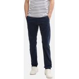 Tom Tailor - TAPERED CHINO - Chino Broek - Blauw - Taps Toelopende Pasvorm