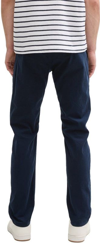 Tom Tailor - TAPERED CHINO - Chino Broek - Blauw - Taps Toelopende Pasvorm