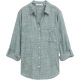 Tom Tailor - SLUB STRUCTURE - Dames Blouse - Groen - Regular Fit