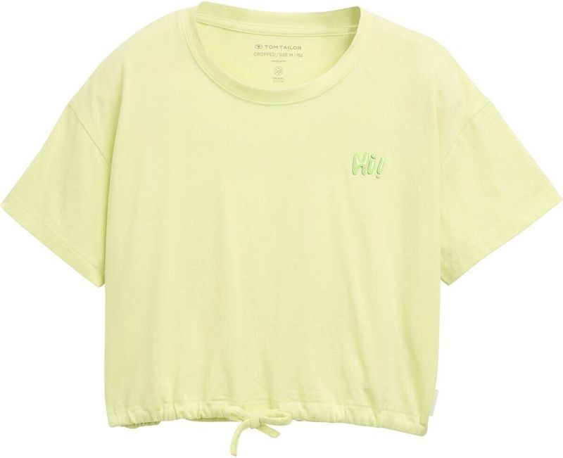 TOM TAILOR - 1045228 - T-shirt - Fresh Sweet Lime - Cropped Fit