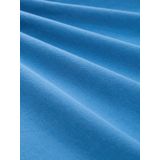 TOM TAILOR - Shirt - Royal Blue/Wit - Jersey - Knoopsluiting, Polokraag, Normale Pasvorm