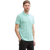 TOM TAILOR - Poloshirt - Lichtmintgroen - Katoen