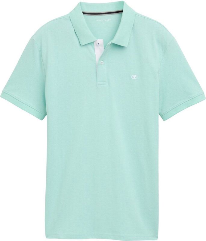 TOM TAILOR - Poloshirt - Lichtmintgroen - Katoen