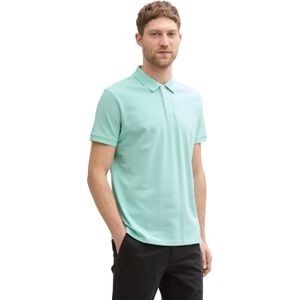 Tom Tailor - Poloshirt - Blauw - Katoen