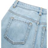 Klassieke Jeans - Blauw - Katoen/Elastaan - Hoge Taille, Brede Pijpen