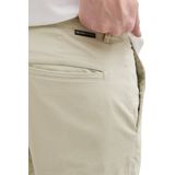 Tom Tailor - Korte Broek - Beige - Katoen/Elastan