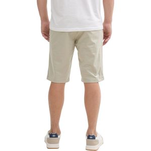 Tom Tailor - Korte Broek - Beige - Katoen/Elastan