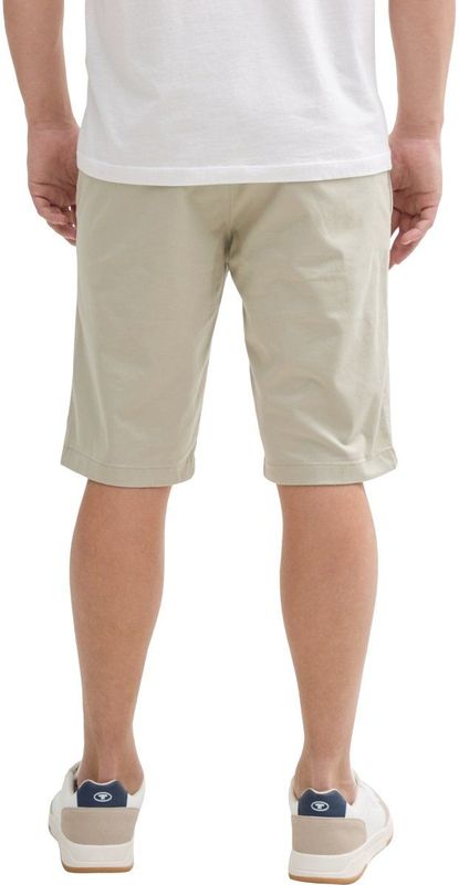 Tom Tailor - Korte Broek - Beige - Katoen/Elastan