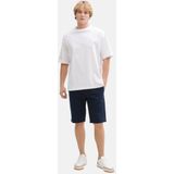 Tom Tailor Denim - Korte Broek - Sky Captain Blue - Met Zakken - Regular Fit