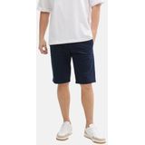 Tom Tailor Denim - Korte Broek - Sky Captain Blue - Met Zakken - Regular Fit