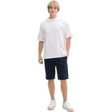 Tom Tailor Denim - Korte Broek - Sky Captain Blue - Met Zakken - Regular Fit