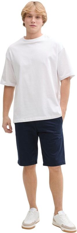 Tom Tailor Denim - Korte Broek - Sky Captain Blue - Met Zakken - Regular Fit