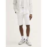 Tom Tailor - Chino Broek - Wit - 98% Katoen - Casual Stijl