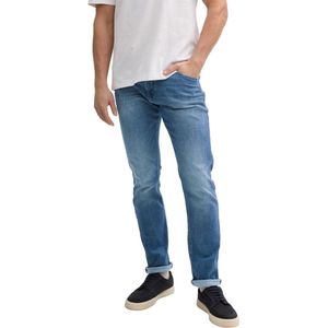Josh - Regular Slim - Jeans - Blauw - Katoen - Stretchaandeel