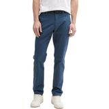 Chino - Travis - Broek - Effen - Katoen, Slimfit, Gevoerde Zoom/Rand, Achterzak, Riemlussen