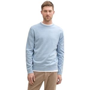 TOM TAILOR heren trui, 37709 - Light Dove Blue Melange, M