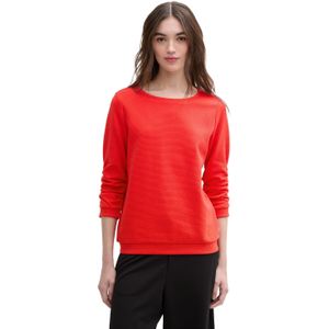 TOM TAILOR Denim Sweatshirt mit besonderer Materialoberfläche