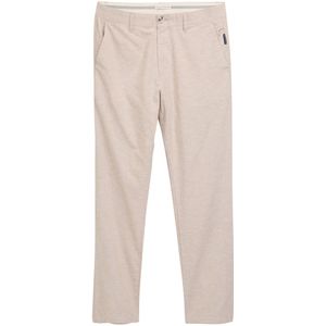 Relaxed fit chino van een mix van linnen en katoen