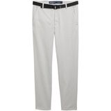 Tom Tailor - 1047030 - Chino Broek - Grijs/Wit - Slim Fit, Mini Houndstooth