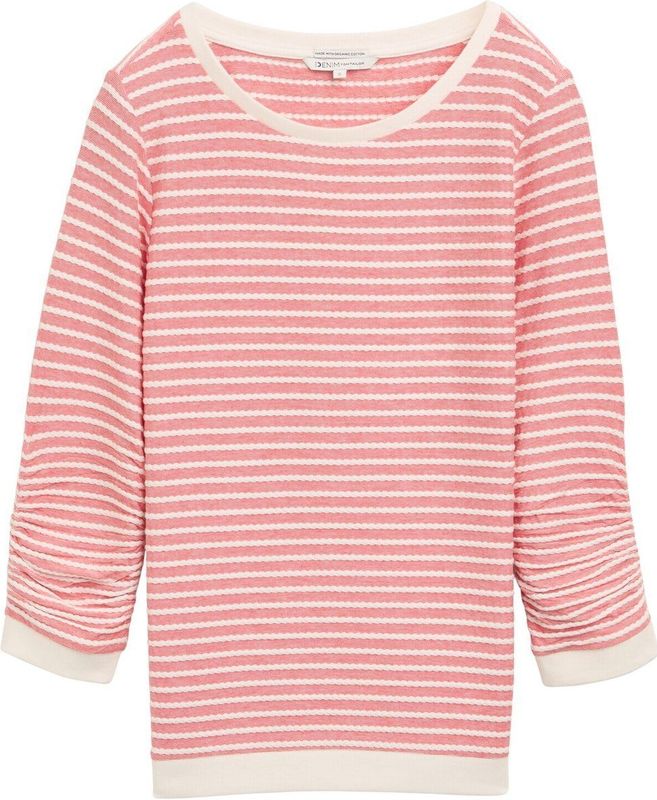 Sweater - Gestreept - Katoen (Biologisch) - Normale Pasvorm