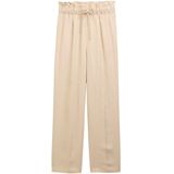 TOM TAILOR DENIM - Bandplooibroek - Ecru - Lyocell - High Waist, Wide Leg