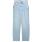 Design - Wide Leg Jeans - Effen - Light Washed - Denim