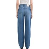 Denim - Wide Leg Jeans - Effen - Light Washed - TENCEL™