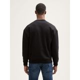 Tom Tailor - Sweater - Zwart - Katoen/Polyester - Regular Fit