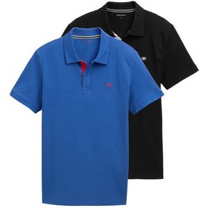Tom Tailor - Poloshirt - Advanced Blue - Set van 2