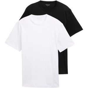 T-shirt - Effen - Jersey - 2 Pack