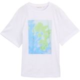 TOM TAILOR DENIM - Shirt - Azuur - Pastelblauw - Lichtgroen - Wit