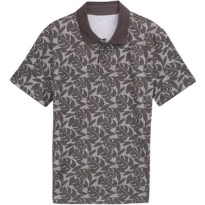 TOM TAILOR Denim 1046286 Poloshirt voor heren, 38006 - Grijze tropische bladprint, M