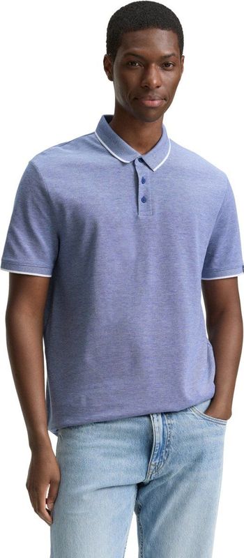 Tom Tailor - Poloshirt - Korte Mouwen - Comfortabele Pasvorm - Stijlvol