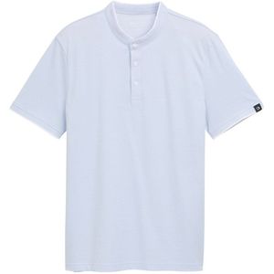 Tom Tailor Denim - Poloshirt - Mêlee - Piqué - Katoen - Korte Mouwen