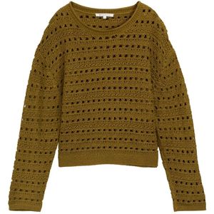 Tom Tailor Denim Gebreide trui in relaxte pasvorm met kantpatroon