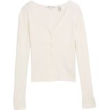 Gebreide Trui - Effen - Knitwear - V-hals - Lange Mouw