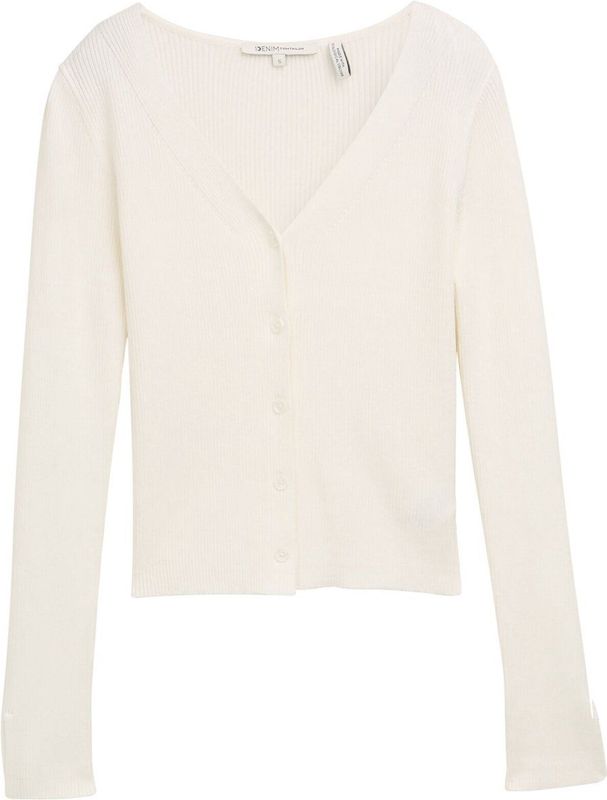 Gebreide Trui - Effen - Knitwear - V-hals - Lange Mouw