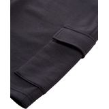 TOM TAILOR - Broek - Zwart - Sweatstof - Regular Pasvorm - Knielengte
