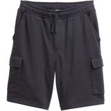 TOM TAILOR - Broek - Zwart - Sweatstof - Regular Pasvorm - Knielengte