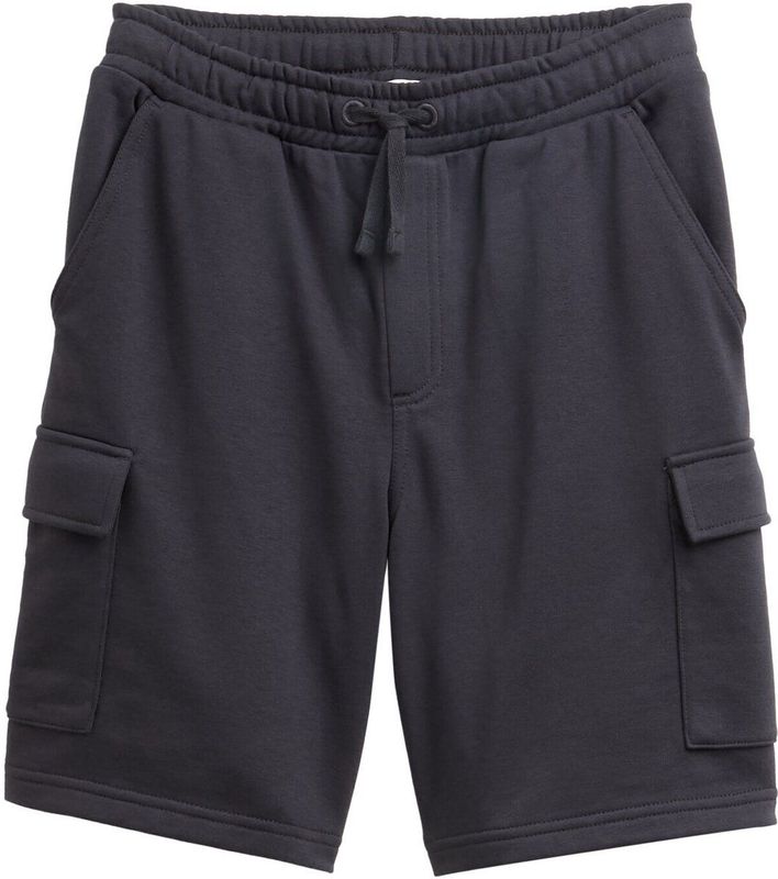 TOM TAILOR - Broek - Zwart - Sweatstof - Regular Pasvorm - Knielengte