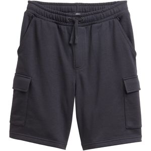 TOM TAILOR - Broek - Zwart - Sweatstof - Regular Pasvorm - Knielengte