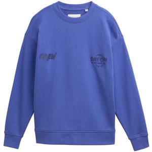 Sweater - Ronde Hals - Sweatstof - Geribbelde Kraag - Oversized